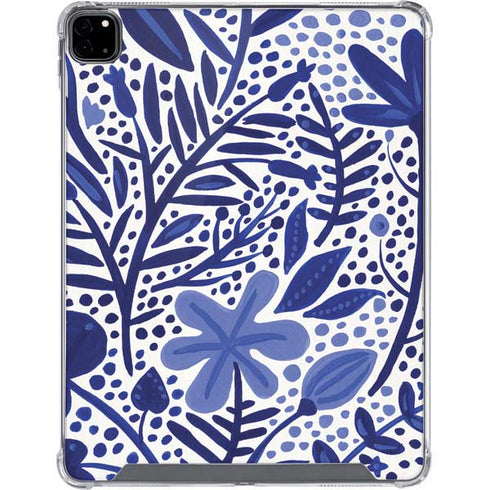 Cat Coq Blue Garden iPad Pro 12.9in (2020) Clear Case